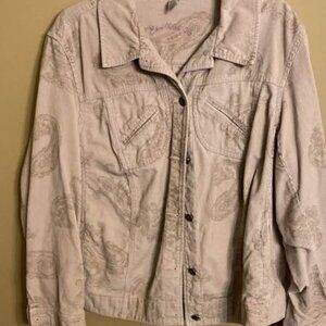 Beige Caribbean Joe Suede Jacket